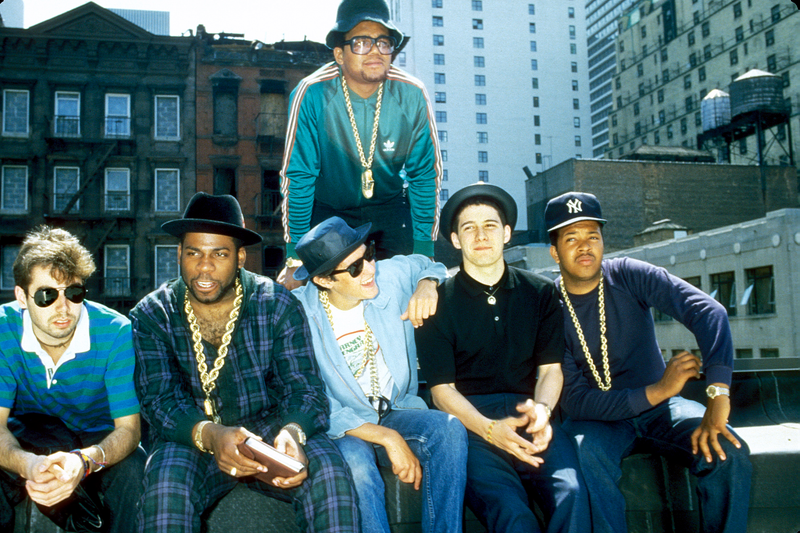 Beastie Boys with Run DMC in 1985